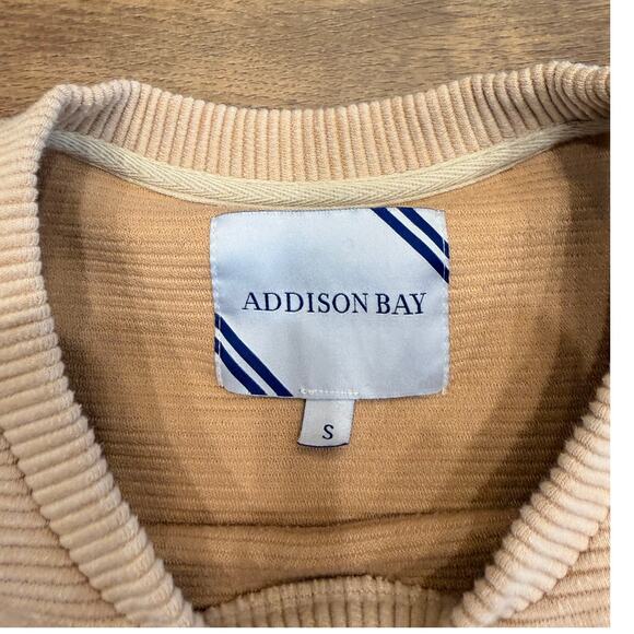 Tuckernuck Addison Bay Everyday Crewneck Ribbed Sweater in Heather Camel Small - Picture 7 of 10